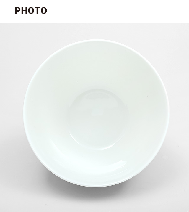 클래식 화이트 면기 16 cm