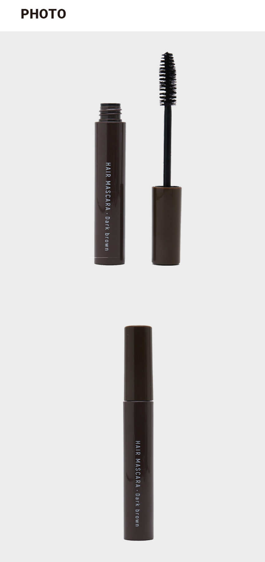 헤어테소로 새치커버마스카라 3,000원 계산 다크브라운 바코드 어디서나 쉽고 빠르게 새치 커버 마스카라 약모밀, 녹차, 빠른 건조·착색 소엽잎 추출물 리퀴드 건강한 모발 타입 귀밑머리, 앞머리 등 새치 커버 Before After Before After 다크 브라운PHOTO HAIR MASCARA 1 Dark brown HAIR MASCARA = Dark brown PRODUCT INFO 빠르고 손쉬운 새치커버 어디서나 간편하게 새치커버 리퀴드 타입의 헤어 틴트로 빠르게 건조되며 착색 후 쉽게 지워지지 않아 지속력이 우수합니다 신경쓰이는 희끗희끗한 새치를 번거로움 없이 쉽고 빠르게 커버! HPC3 Complex (약모밀, 녹차, 소엽잎 복합추출물)이 함유되어 건강한 모발로 관리하는데 도움을 줍니다. (사용방법) ① 완전히 건조된 모발에 브러쉬를 사용하여 새치커버가 필요한 부위에 골고루 발라줍니다. ② 3~5분 정도 충분히 건조한 후 씻어내지 않고 모발을 정돈해 줍니다. *내용물이 피부나 두피에 착색되면 잘 지워지지 않으므로 묻지 않도록 주의해 주세요. *사용 후 의류, 수건, 베개 커버 등에 색이 묻어나올 수 있으니 주의하시고 취침 전 머리를 감아주세요. *과도한 땀, 비. 물에는 흘러내림 및 이염이 있을 수 있으며, 환경에 따라 결과가 상이할 수 있습니다. *커버력은 개인마다 차이가 있을 수 있습니다. *도포 후 즉시 손으로 만질 경우, 내용물이 손에 묻어나올 수 있으니 주의해 주세요. (전성분) 정제수, 에탄올, 벤질알코올, 아이소프로필알코올, 글라이콜릭애씨드, 다이프로필렌 글라이콜, 폴리쿼터늄-7, 부틸렌글라이콜, 카보머, 소듐피씨에이, 하이드록시에틸셀 룰로오스, 1.2-헥산다이올, 소듐하이드록사이드, 포스포릭애씨드, 폴리아크릴아마이드, C13-14아이소파라핀, 라우레스-7, 향료, 적색102호, 흑색401호, 등색205호, 황색403호의(1), 약모밀추출물, 녹차추출물, 소엽잎추출물 (사용시의 주의사항) 1. 화장품 사용 시 또는 사용 후 직사광선에 의하여 사용부위가 붉은 반점, 부어오름 또는 가려움증 등의 이상 증상이나 부작용이 있는 경우 전문의 등과 상담할 것 2. 상처가 있는 부위 등에는 사용을 자제할 것 3. 보관 및 취급시의 주의사항 가. 어린이의 손이 닿지 않는 곳에 보관할 것 나. 직사광선을 피해서 보관할 것 4. 알파-하이드록시애씨드(� -hydroxyacid, AHA) (이하 