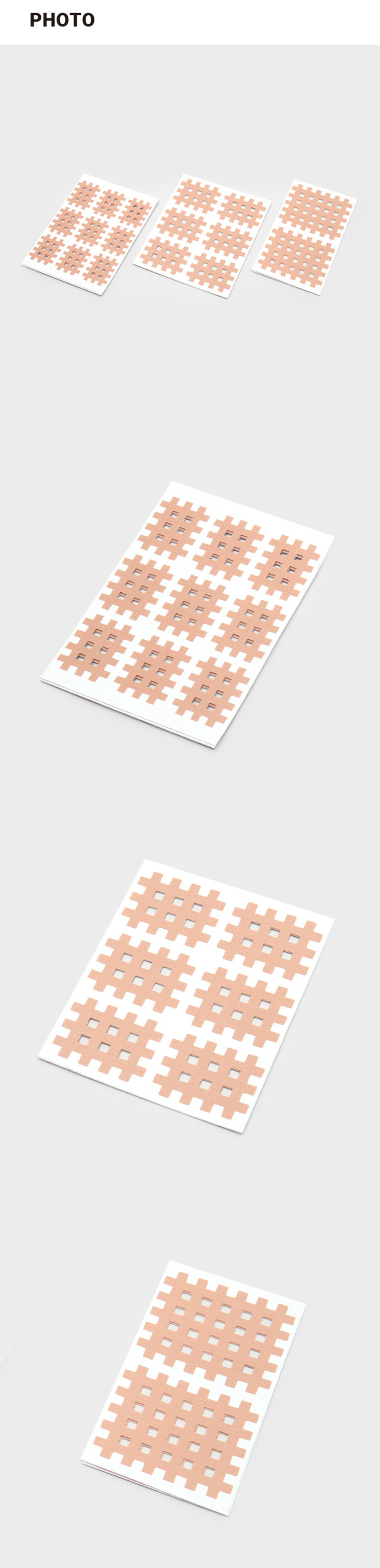 아텍스 격자테잎
(혼합형)
ATEX 3,000 계산
바코드
의약외품
간편하게 붙여서
효과는 빠르게!
어깨
아플때
손목
. 뻐근할때
허리
불편할때
아텍스 SPIRAL TAPE
격자테잎
67 매입 X 45매 x18매 X 4매
혼합형 A형 排 B형 排 C형
뒷면에서 실물크기를 확인하세요 21x27mm 28x31 mm 44x52 mm
67매입PHOTO
��� ��� ■■
���
菲菲菲
���
■■
■
■PRODUCT INFO
아텍스 혼합형
격자테잎 67 매입
ATEX
의약외품 LIKER 붙여서
간편하게
효과는
어깨
아플 때
손목
뻐근할 때
허리
불편할 때
아텍스 SPIRAL TAPE
격자테잎
67 매입 x45매 x18 매 x 4매
혼합형 A형 B형 用 C형
※뒷면에서 실물크기를 확인하세요 21x27 mm 28x31 mm 44x 52 mm
간편하게 붙여서
효과는 빠르게!
· 사용상의 주의사항 : 직사광선을 피하고, 습기가 적은 서늘한 곳에 보관하십시오. 사용전에는 반드시 설명서를 읽고 사용해주십시오. 사용기한이 지난
제품은 사용하지 마십시오. 피부에 점착제가 남을 경우에는 미지근한 비눗물에 적셔서 부드럽게 떼어주십시오. 사용 중 가려움증이나 이상이 있을 경우 즉시
떼어내시고 의사 또는 약사와 상담하십시오. ·본 제품은 공정거래위원회 고시 소비자 분쟁 해결기준에 의거 교환 및 보상을 받을 수 있습니다.SIZE
A형
21x27 mm 45매
······
B형 C형
28x31 mm 18매 44x52 mm 4매
제품의 사이즈는 재는 방법에 따라 약간의 오차가 있을 수 있으며,
!
제품 색상은 모니터의 설정에 따라 차이가 있을 수 있습니다.
품번:1033648
품명:아텍스 격자테잎 (67매입)(혼합형)
· 제품명 : 아텍스격자테잎 * 수량 및 규격 : TYPEA - 180매(21x27 mm)/TYPEB - 120매(28x31 mm)/
TYPE C - 40매(44x52 mm) / 혼합 A형(21x27 mm) 45매, B형(28x31 mm) 18매, C형(44x52 mm) 4매 *
전성분 : 아세테이트평직물, 아크릴점착제 · 효능효과 붕대, 거즈, 카테터 등의 고정 * 용법용량 : 증상 및
환부의 크기에 따라 붙인다. · 저장방법 : 기밀용기 * 제조 및 판매원 : (주)아텍스 /경기도 파주시 광탄면
장지산로 144, A동, B동, C동, D동, M동 · 소비자 상담실 : 080-357-6183 · 제조번호 및 사용기한 :
박스뒷면 하단 표기
· 제조번호 ATC211101
· 사용기한 :
MADE IN KOREA