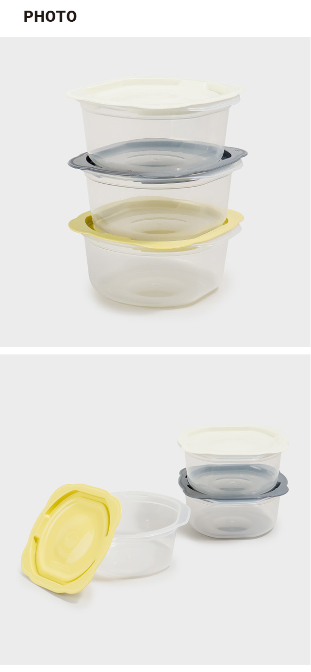 전자레인지 보관 용기 400ml 3개입