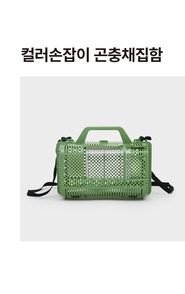 컬러 손잡이 곤충 채집함