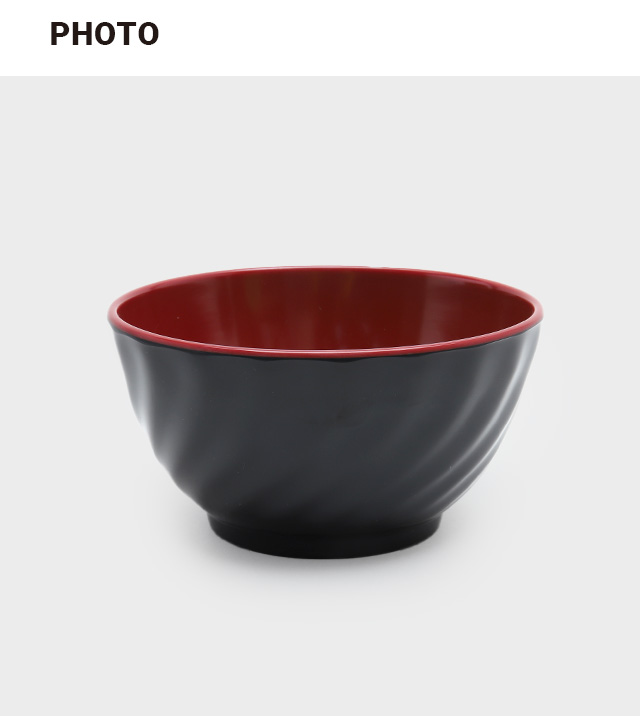 투톤 멜라민 일식 대접 13.5 cm