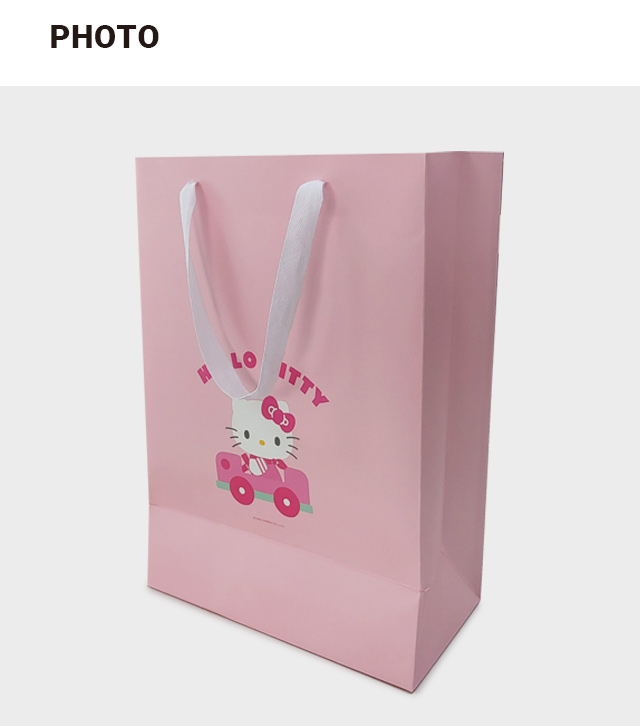 Вертикальный подарочный пакет Hello Kitty