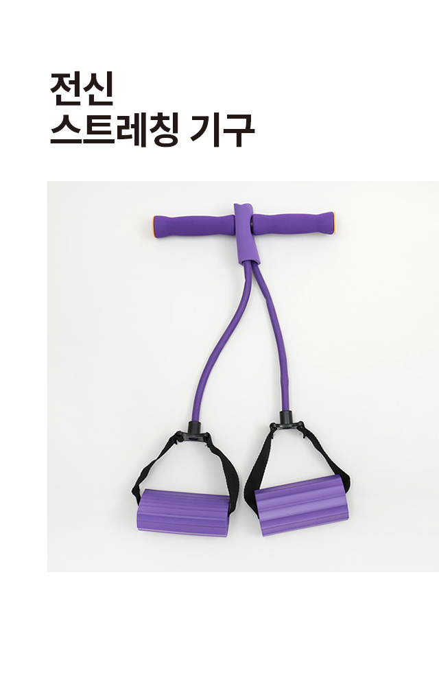 스트레칭용 전신 튜빙 밴드 퍼플