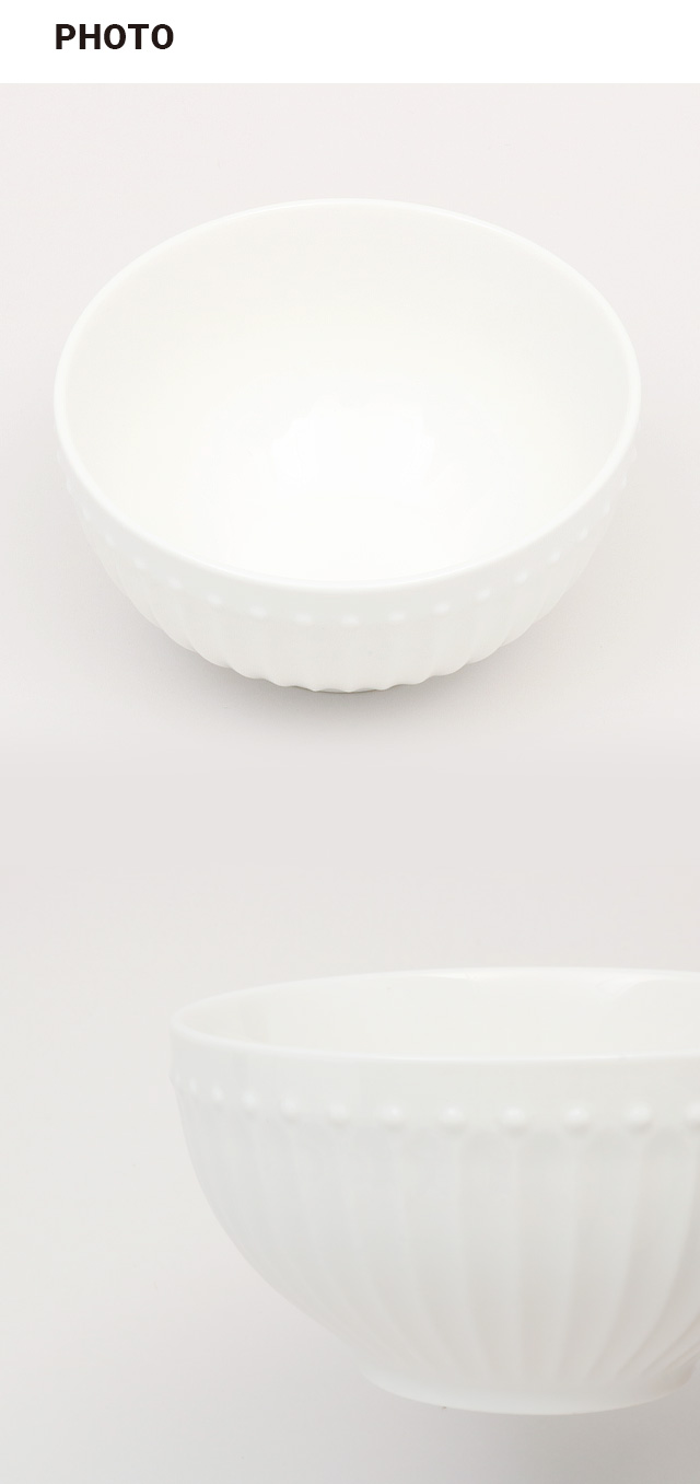 뉴본 양각 테두리 대접 13 cm