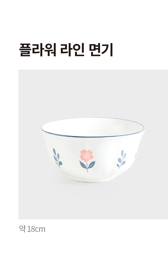 Миска для лапши Flower Line 18 см
