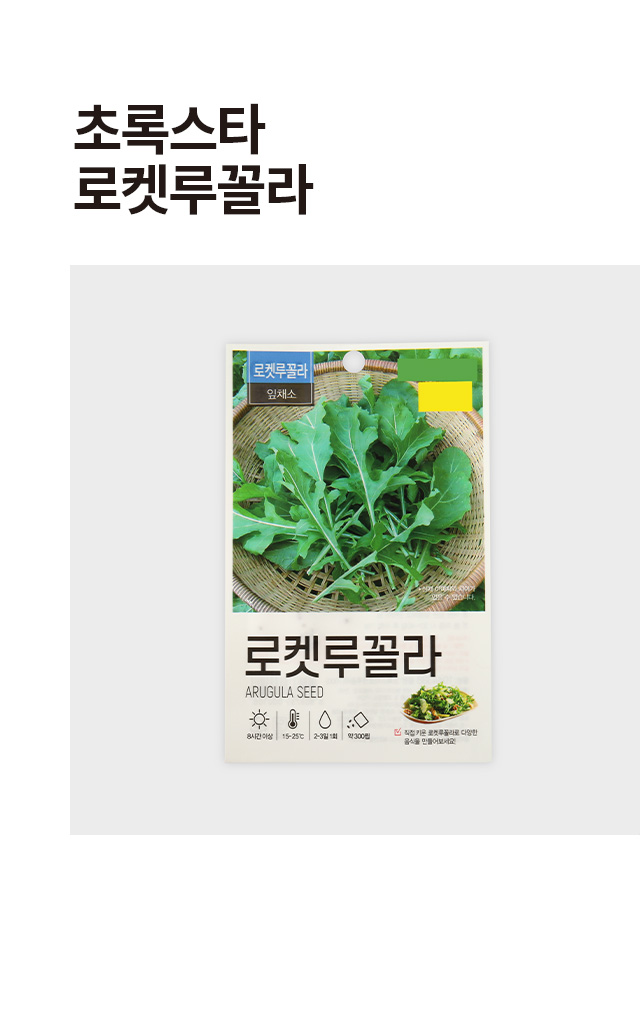 초록스타 로켓루꼴라