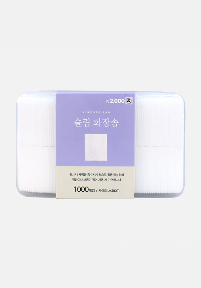 케이스 화장솜 1000매입