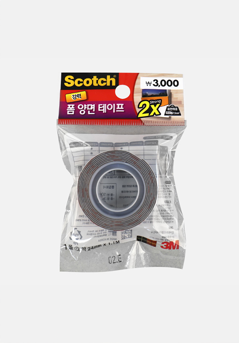 3M 스카치 강력 폼 양면테이프 24mmX1.1m