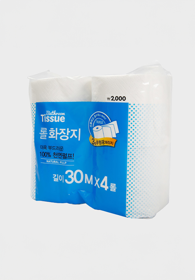 두루마리화장지4롤(3겹)