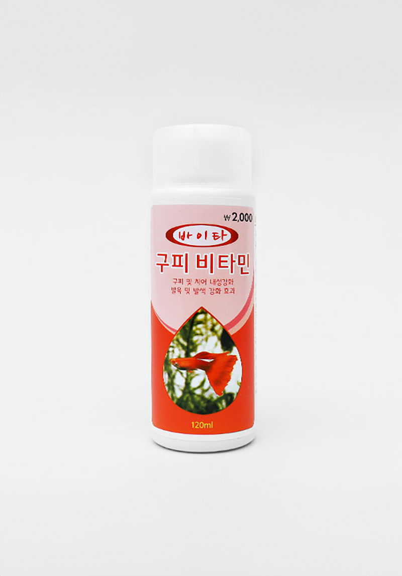 [펫] 바이타 구피 비타민 120ml