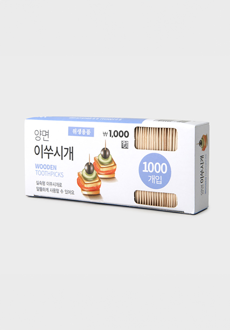 양면 이쑤시개 1000개입