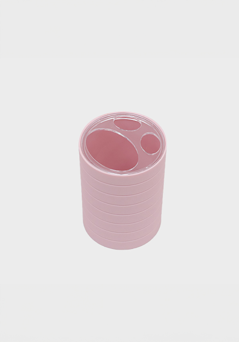 줄무늬 칫솔꽂이