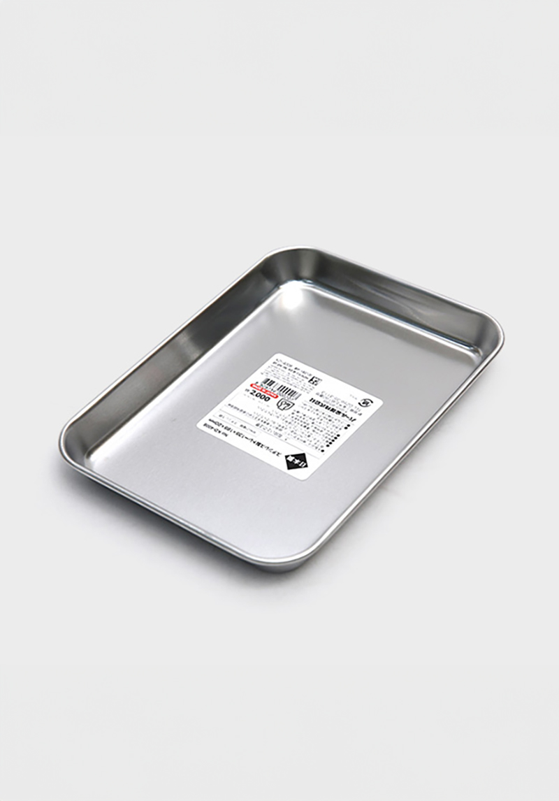 일본제 스텐레스 조리쟁반 (약215x150 mm)