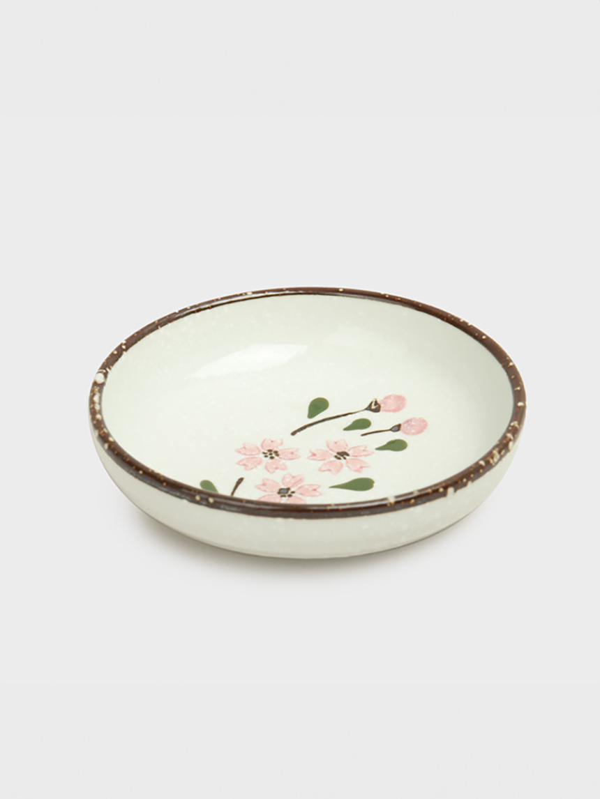 벚꽃무늬와풍종지(약9.5 cm)