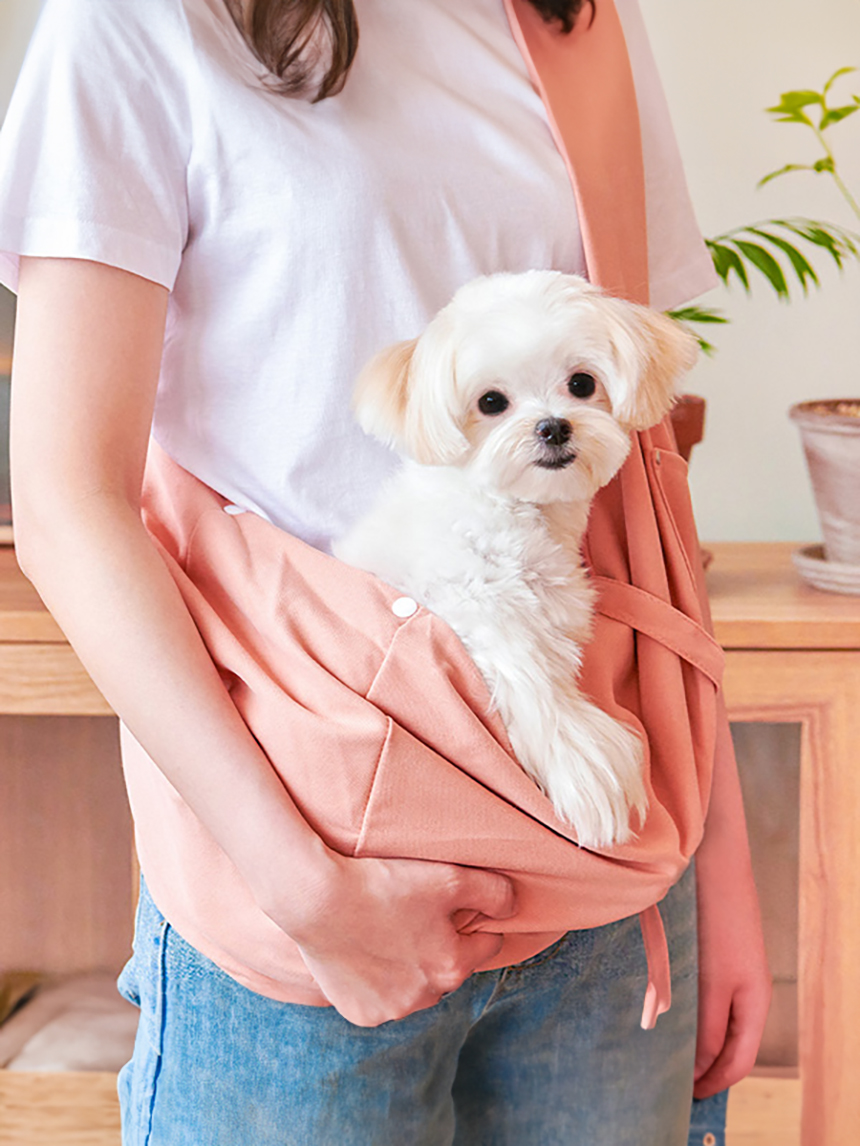 [펫]  포근포근 슬링백