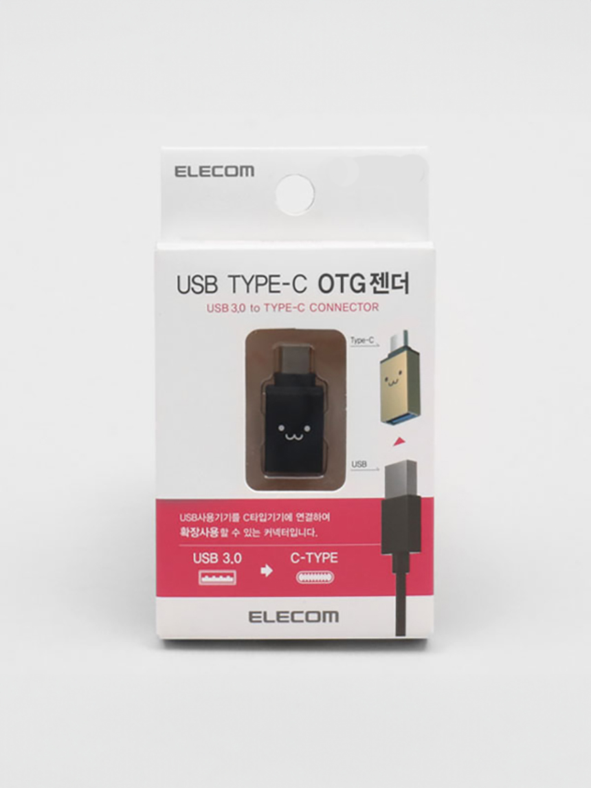 ELECOM C-TYPE OTG 젠더