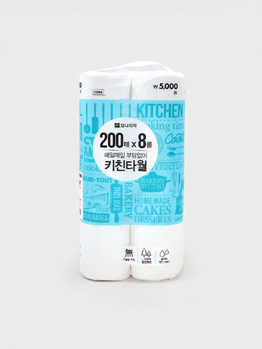모나리자 키친타올 200매*8롤