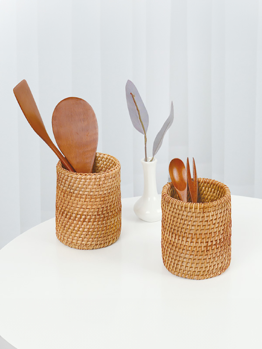 통라탄 수저꽂이 9.5cm