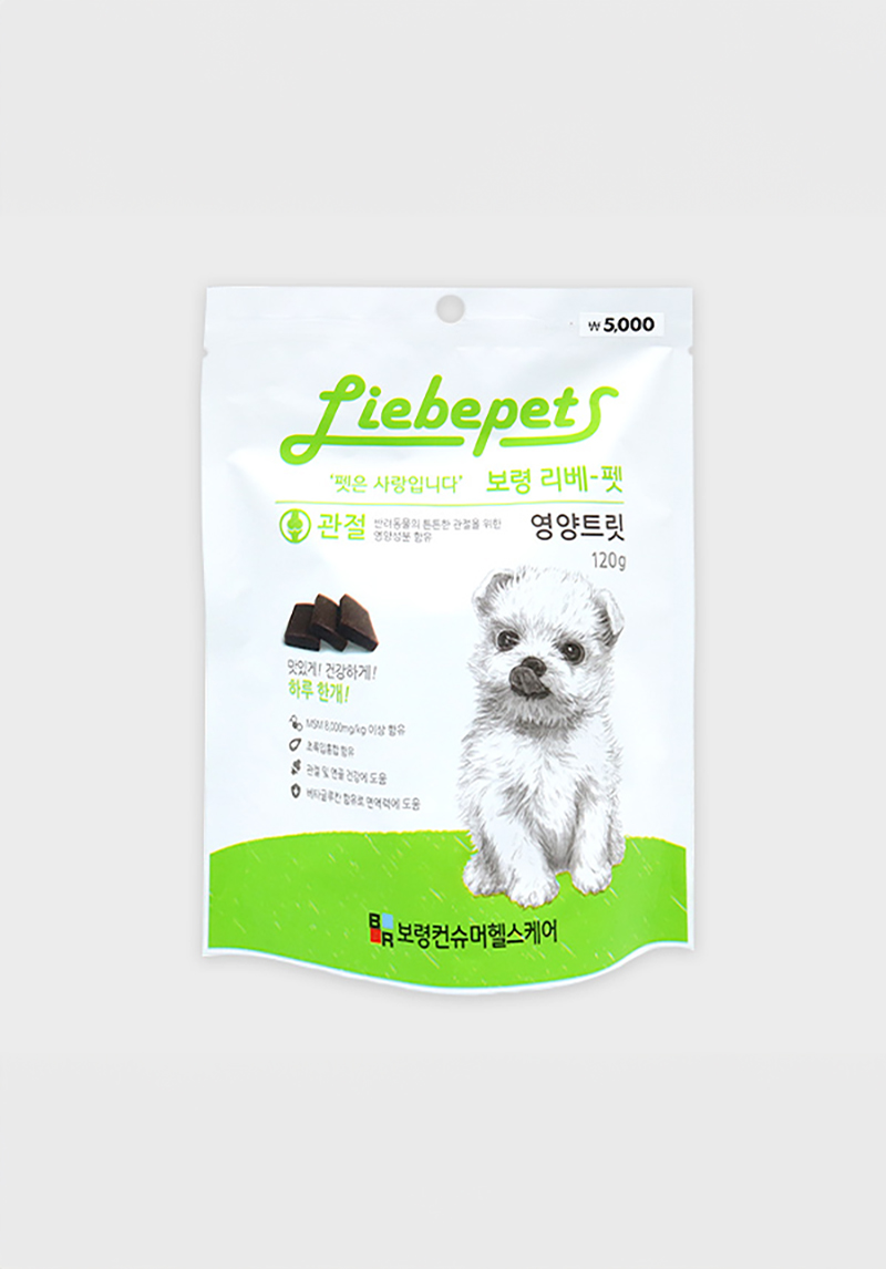 [Pets] Лакомство Boryung LiebePet для суставов 120 г
