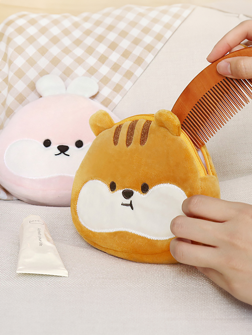 가을 볼이 빵빵한 입체 파우치