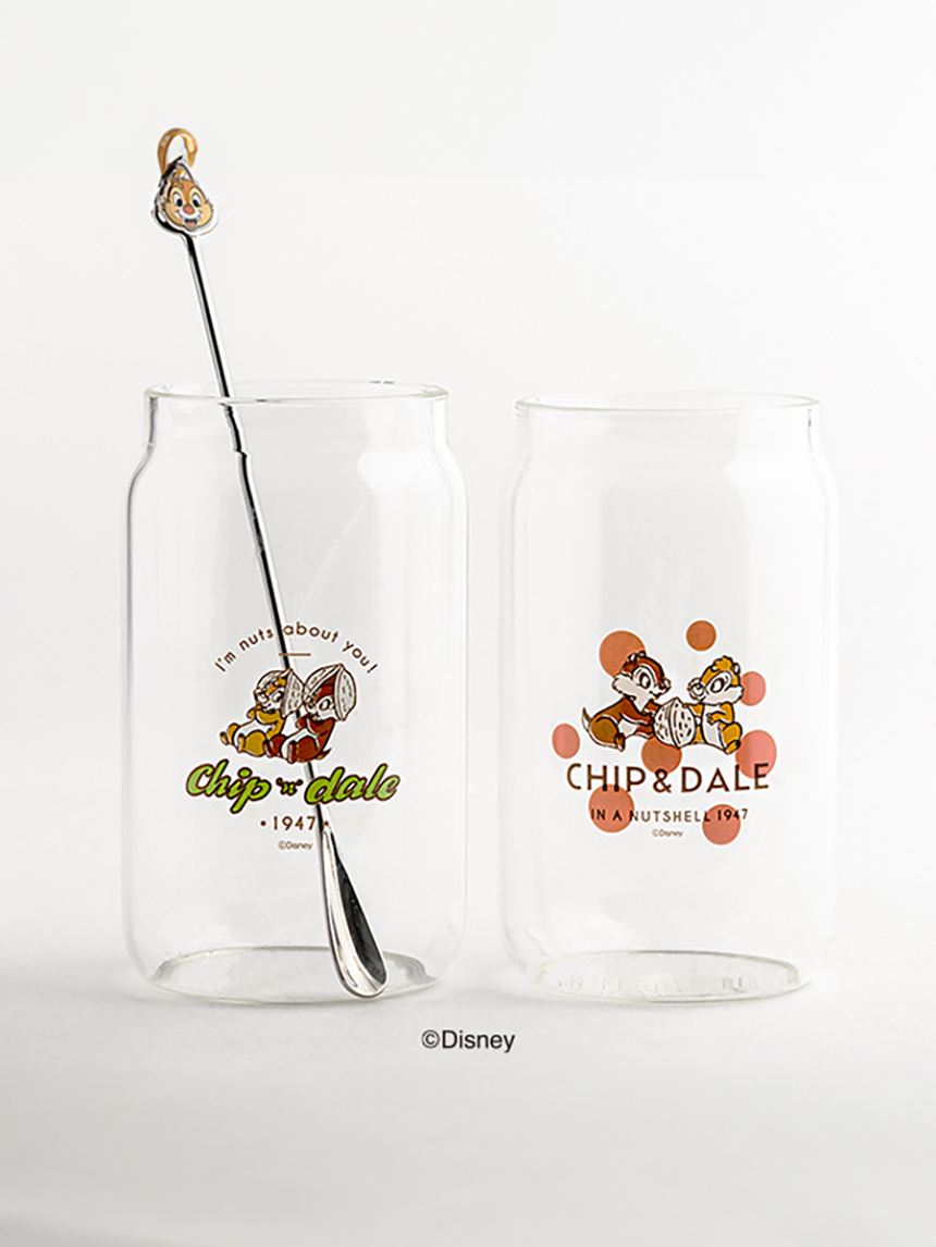 디즈니 캔 모양 내열 유리컵 460 ml