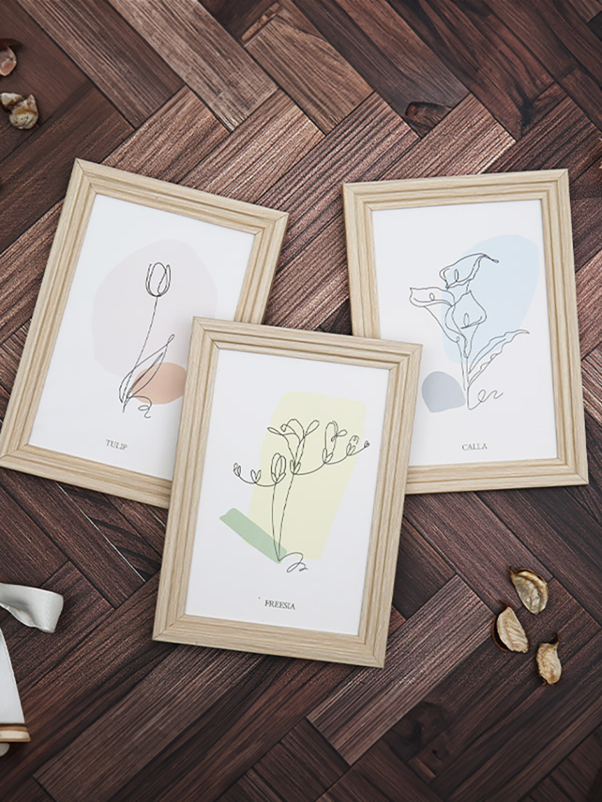 계단형 MDF 액자 4 X 6 인치