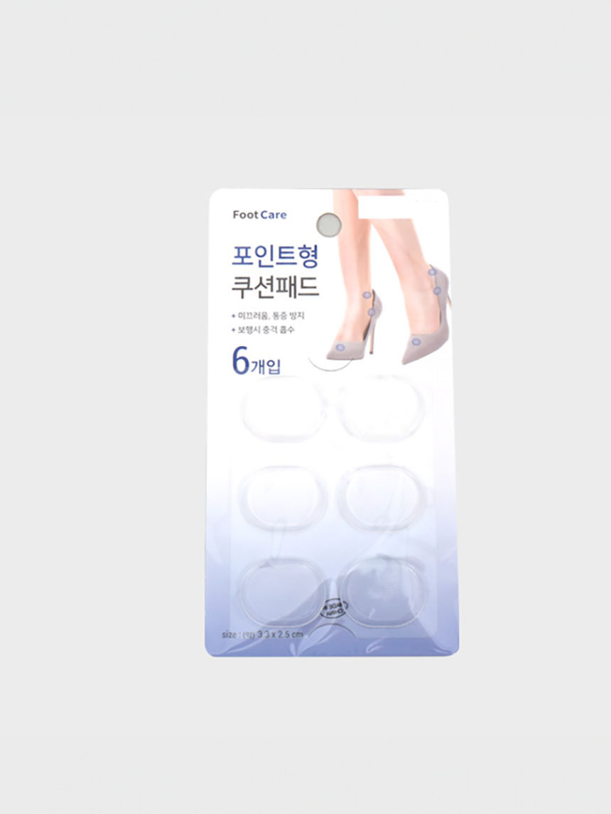 PU 구두 포인트 패드 6개입