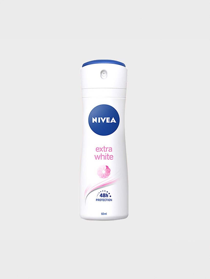 니베아 데오드란트 스프레이 엑스트라 화이트 60 ml