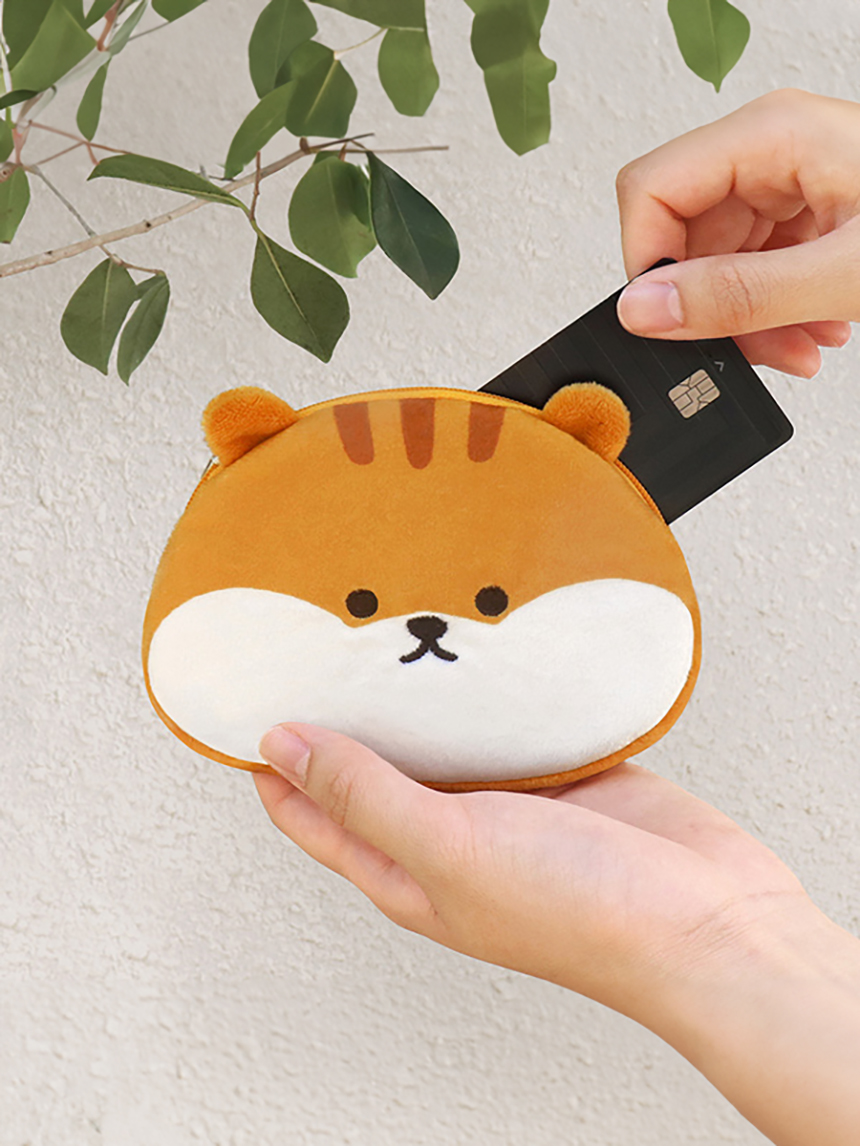 가을 볼이 빵빵한 동전지갑
