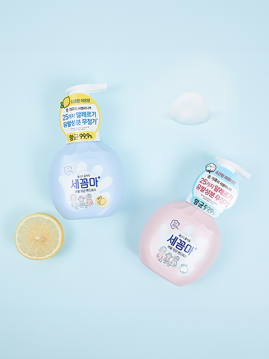 세꼼마 버블 항균 핸드워시 250 ml 파우더 향