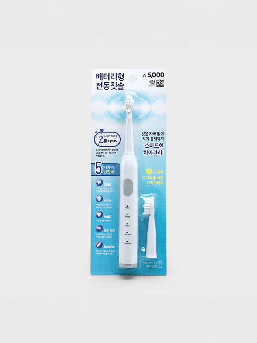 강약조절 전동칫솔(리필모 1 개입)