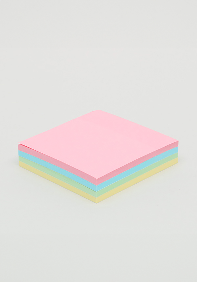 색상별 골라 쓰는 점착 메모 75X75mm 160매