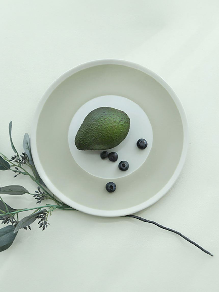 모던포인트접시(약20 cm)
