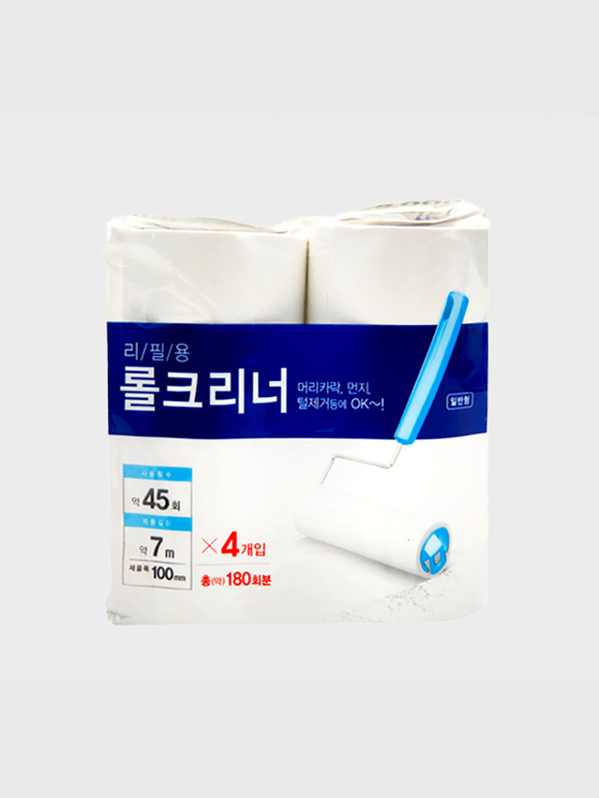 롤클리너 리필 180회 10cm 4개입