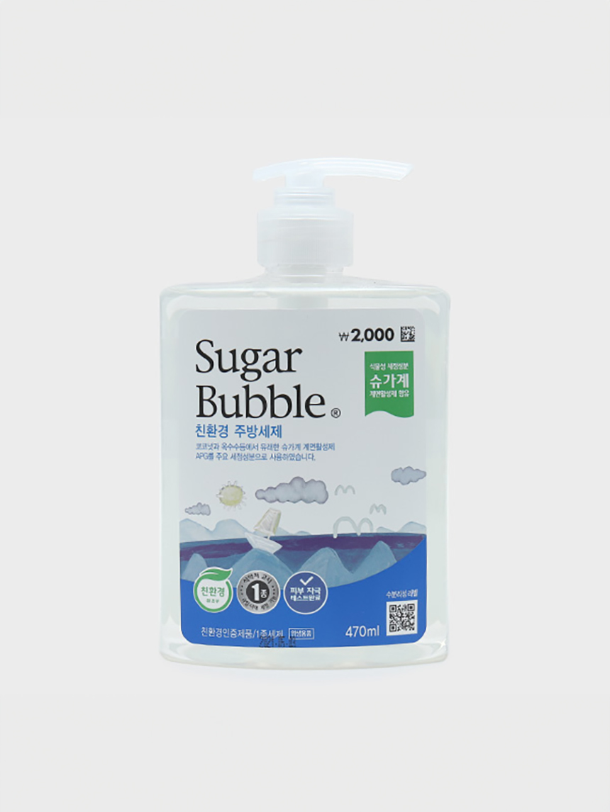 슈가에코 친환경 주방세제 레몬향 470ml