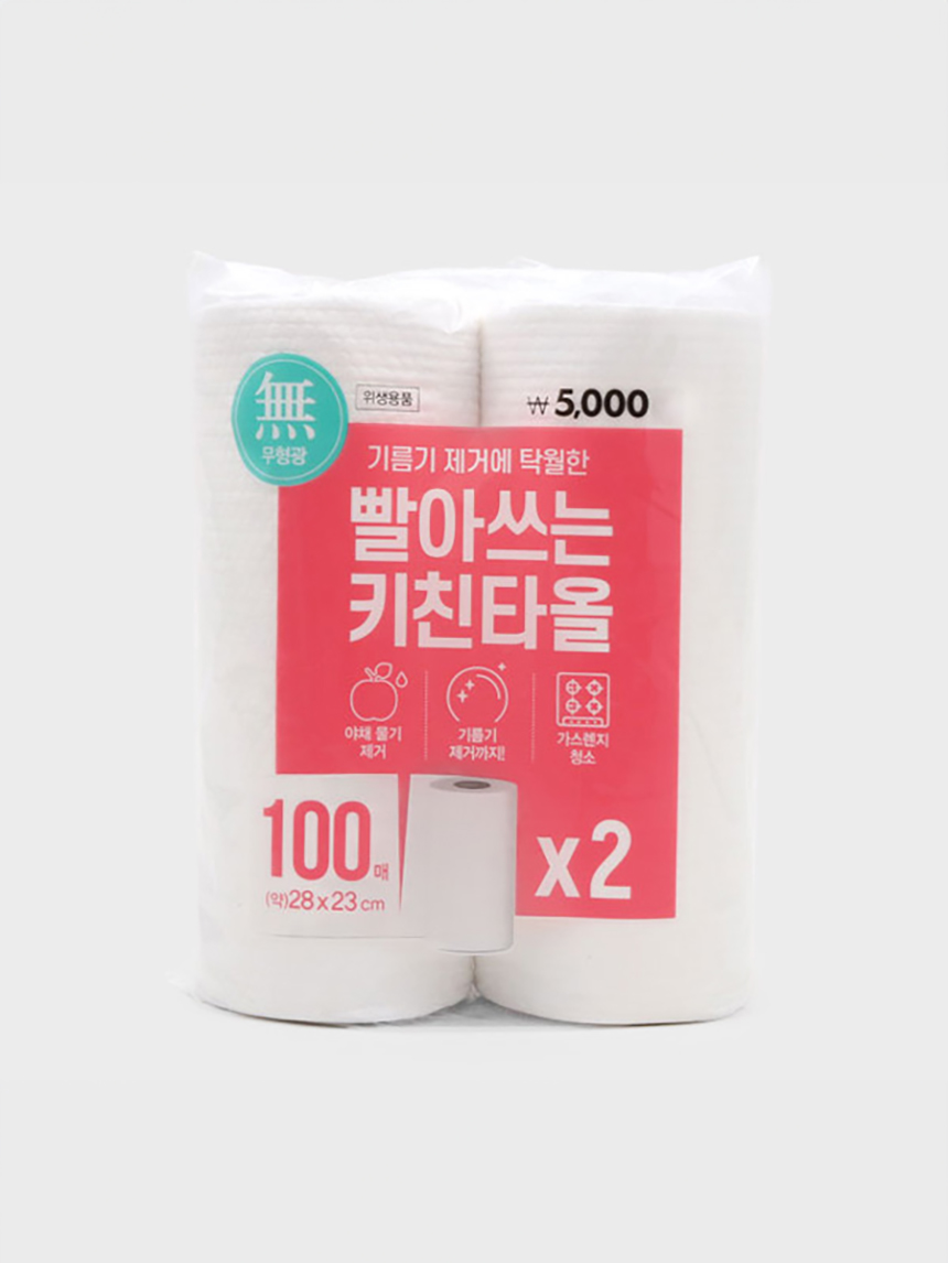 빨아쓰는 키친타월 200 매입