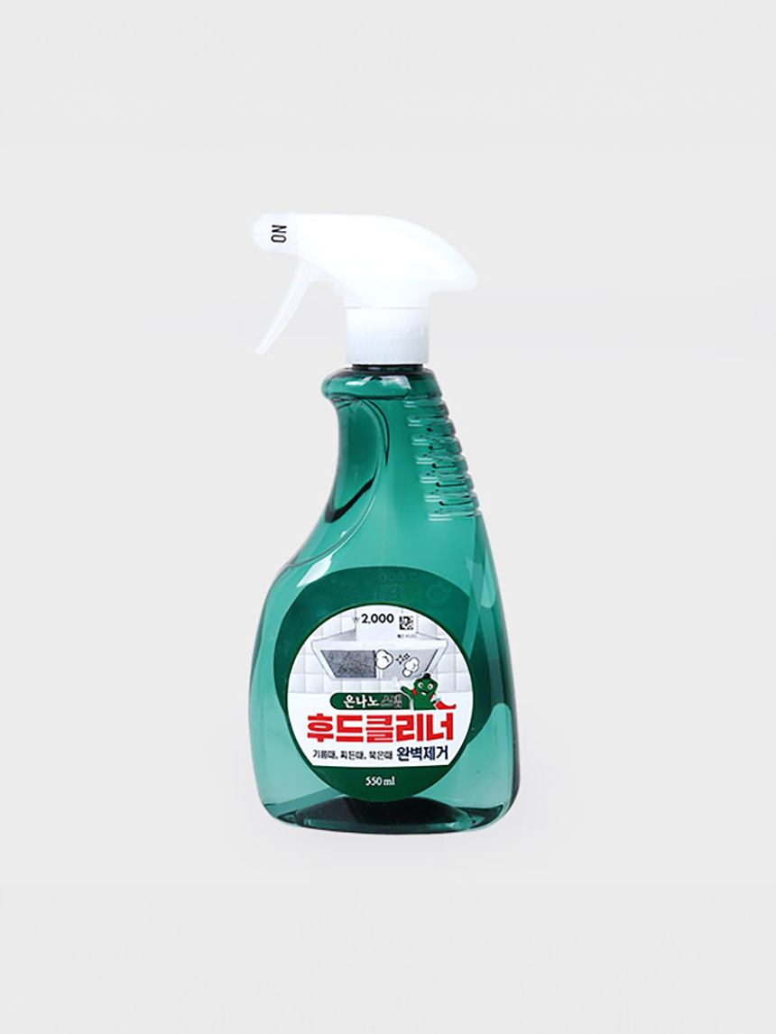 은나노스텝 렌지 후드 크리너 550ml