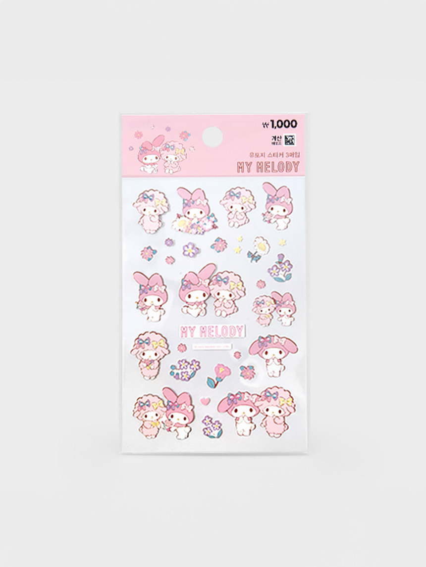 Наклейки My Melody, 3 шт.