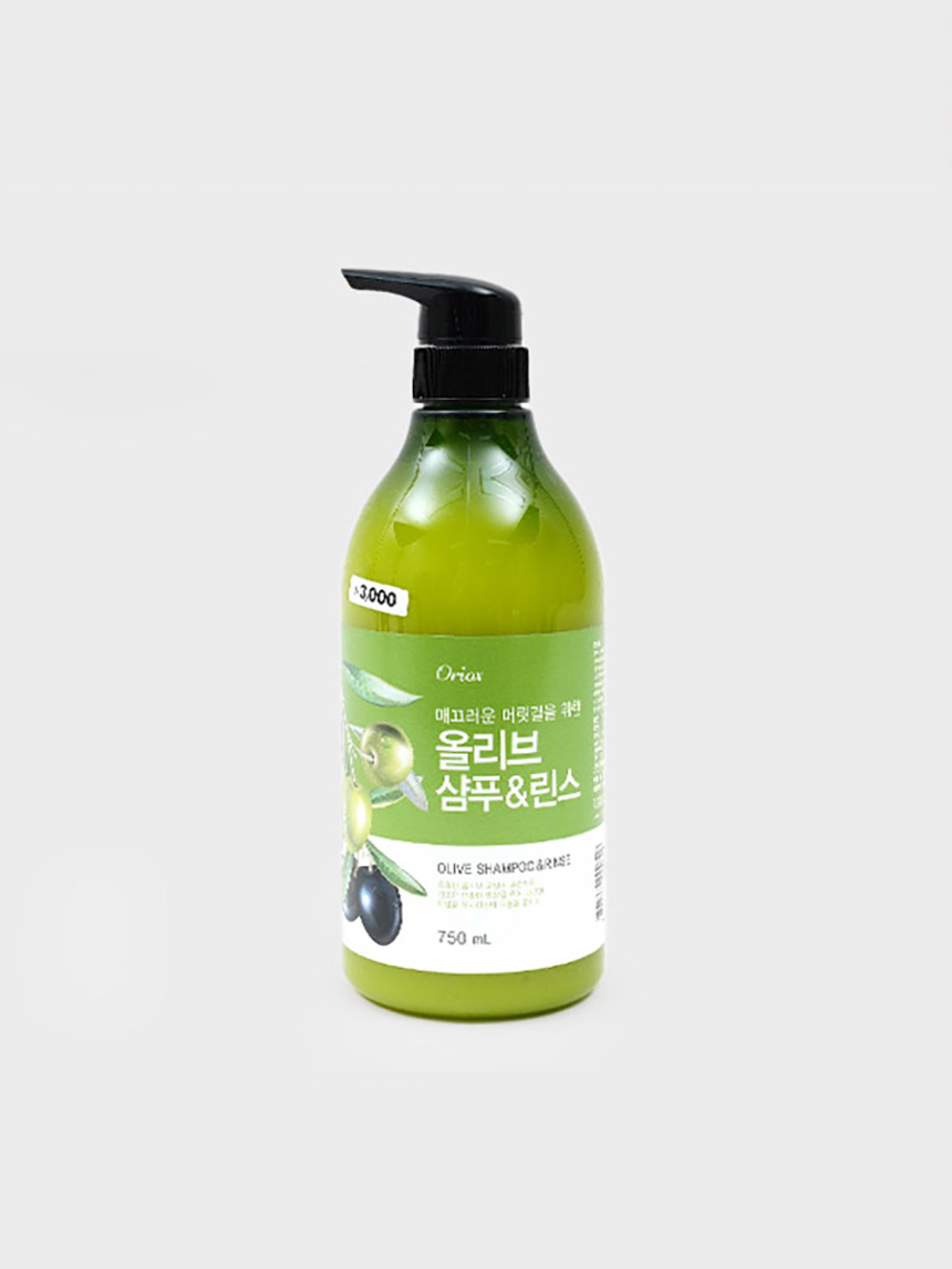 오릭스 올리브 샴푸＆린스 750ml