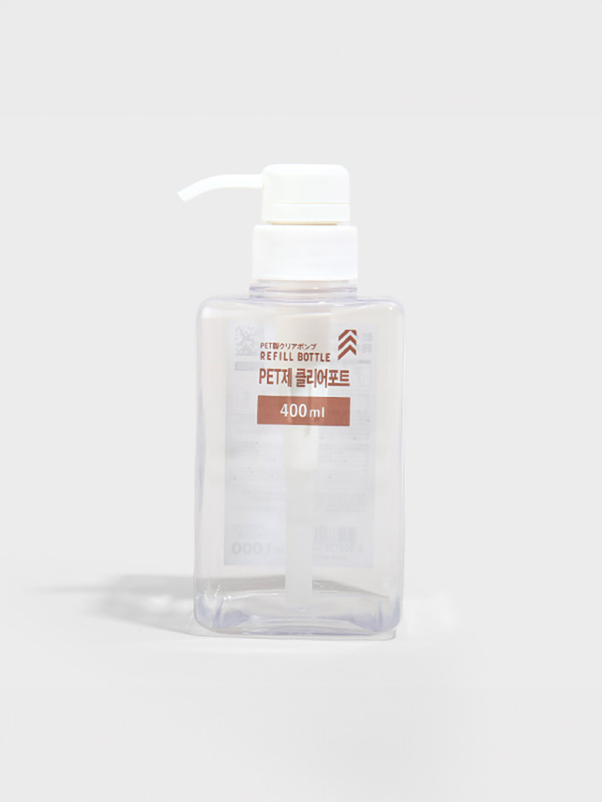 PET제 클리어 포트 400ml
