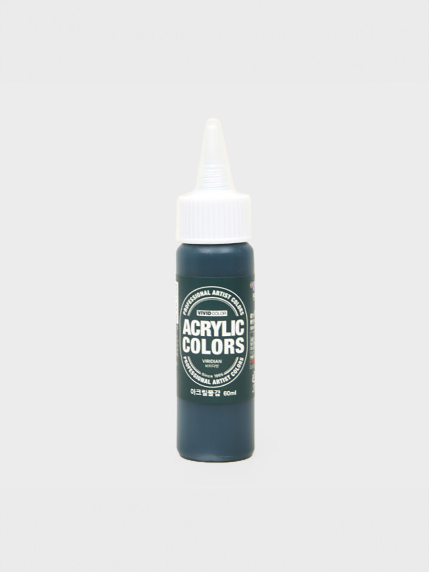 종이나라 비비드칼라 아크릴물감 60ml 비리디언