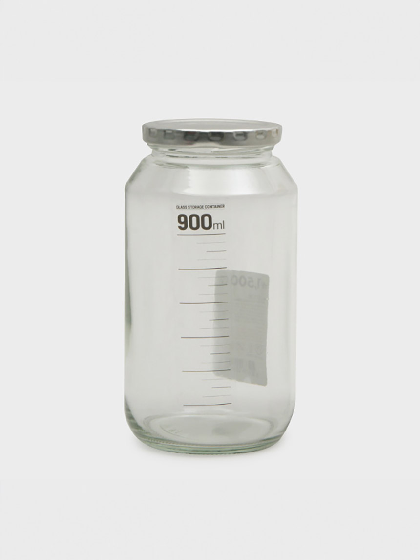 다용도 유리 저장용기 900ml