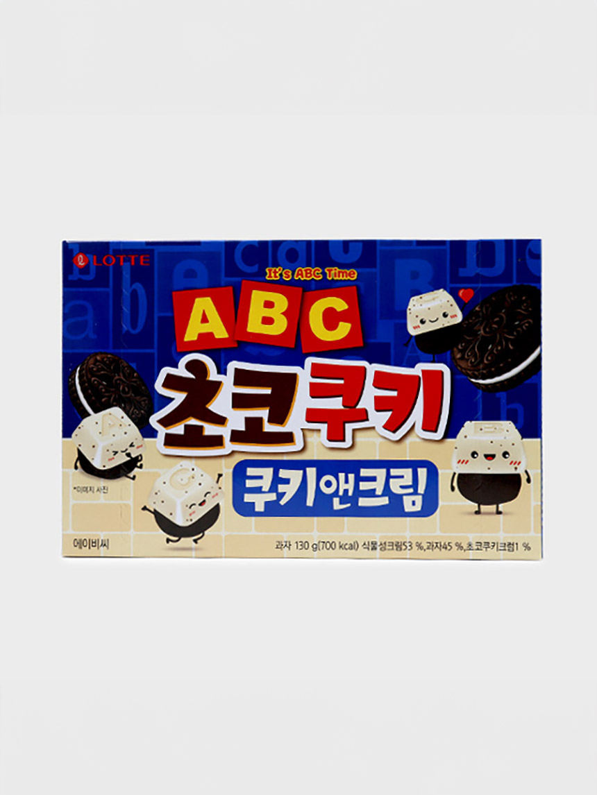 롯데ABC초코쿠키쿠키앤크림(130 g)