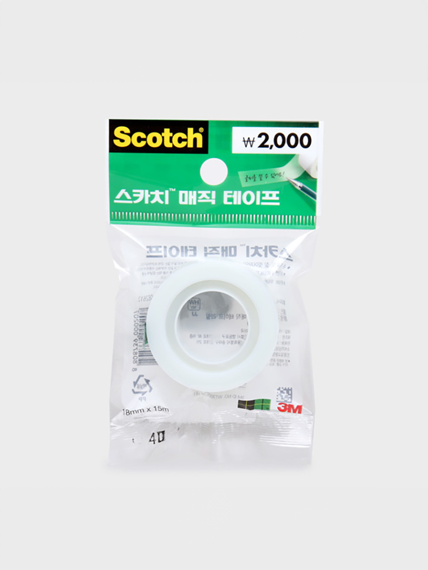 3M 스카치 매직테이프 리필 18mmX15m 