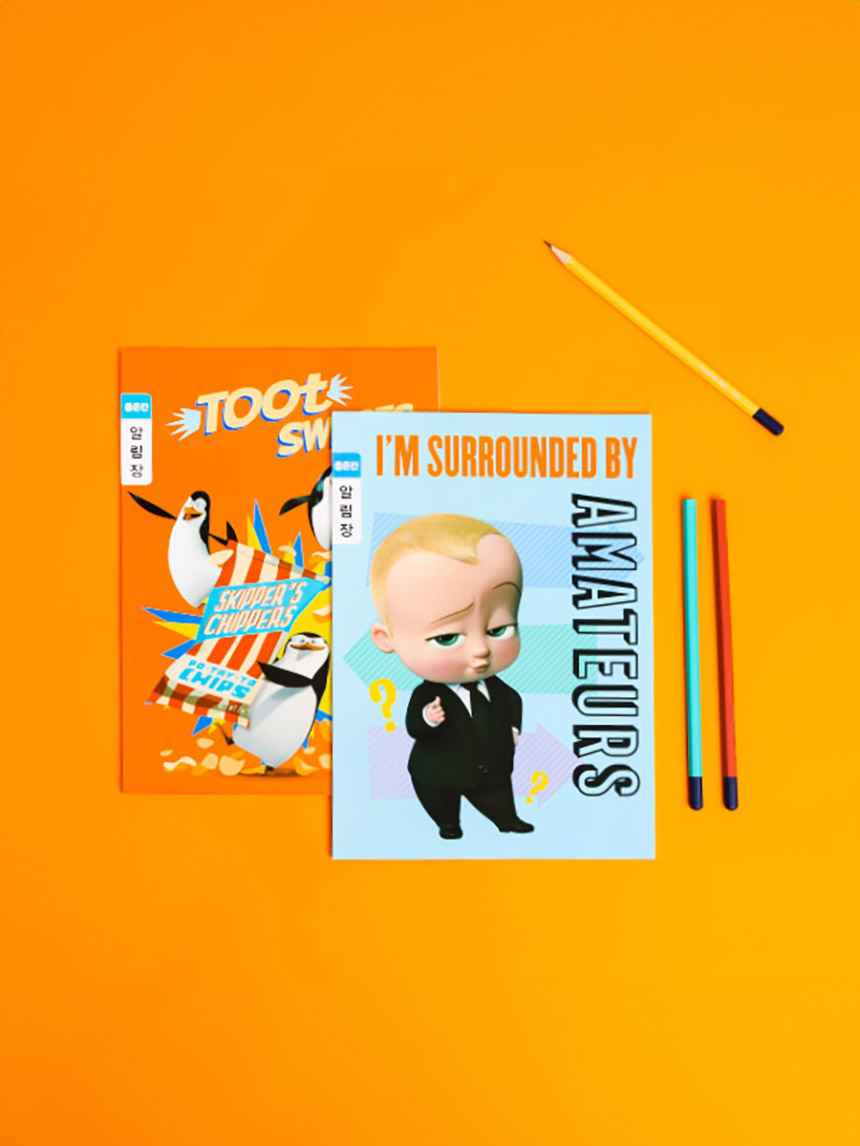 Set of 10 notebooks for elementary school students (ages 3-6), containing 24 sheets per notebook.