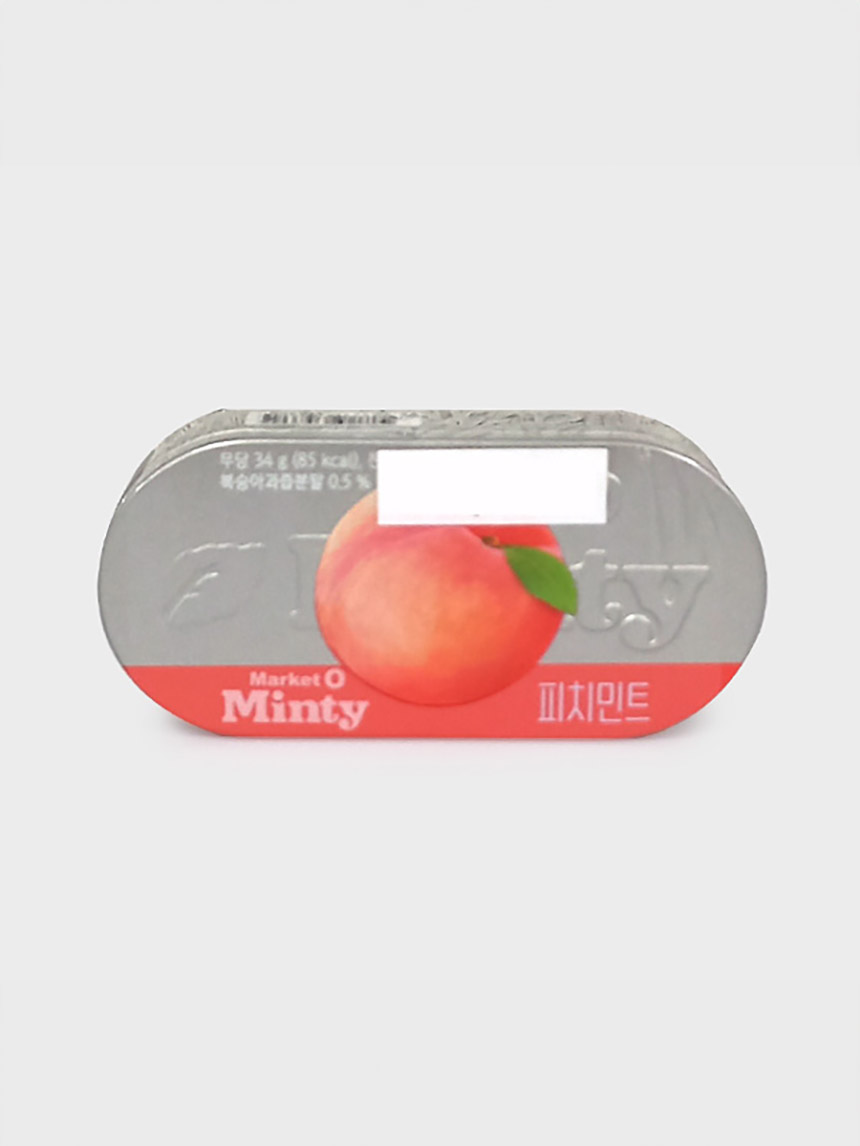 오리온 마켓오 민티 피치민트 34g