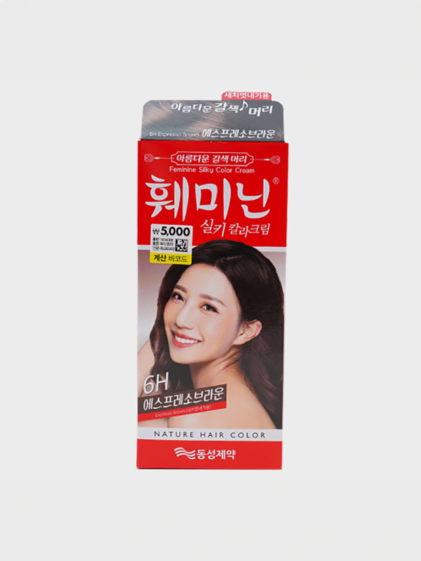 훼미닌염모제(에스프레소브라운)