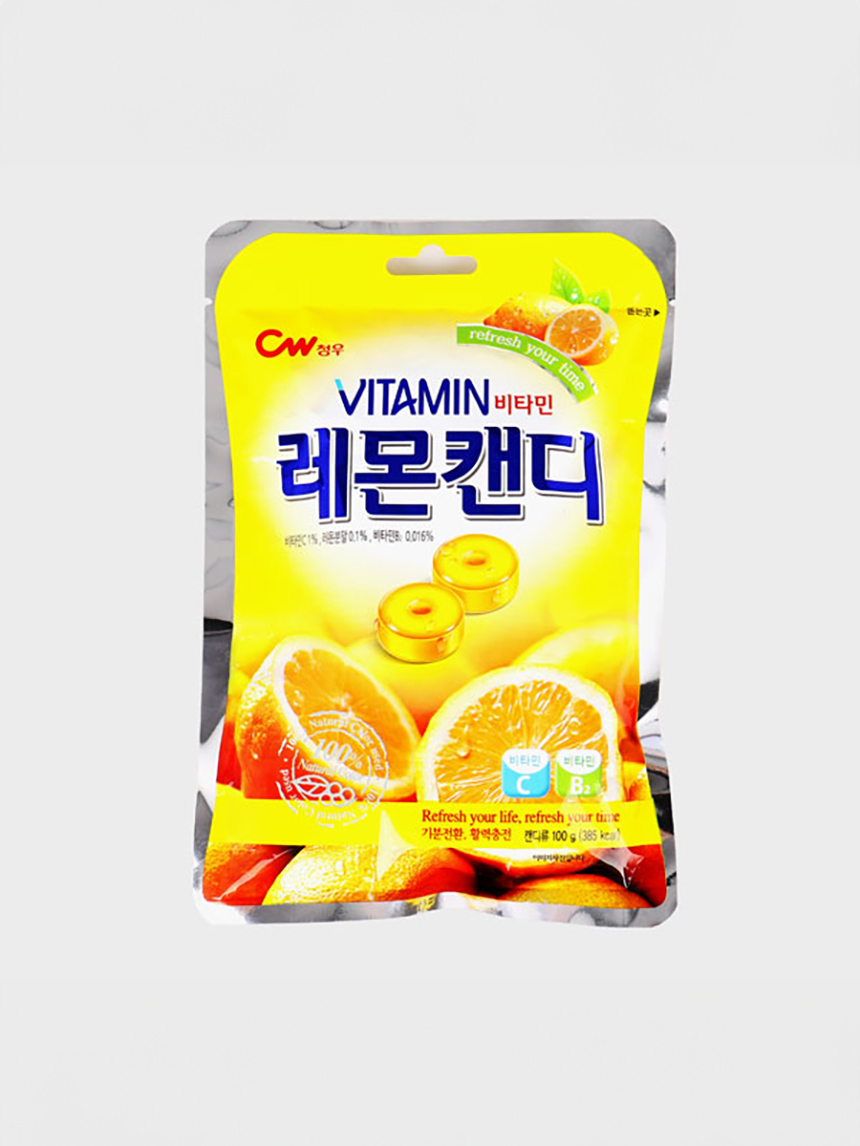 청우 비타민 레몬 캔디 100g