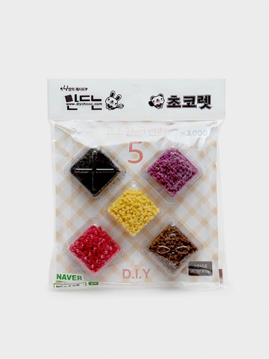 크런치5종(초코/쿠키/망고/딸기/포도)(75 g)